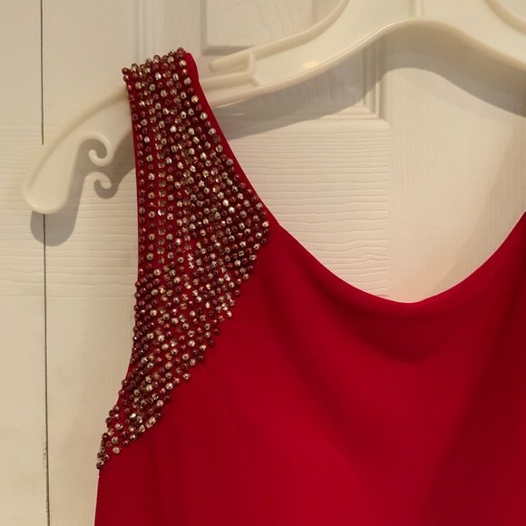 NWT Alex Evenings red fitted formal/Prom gown-SZ 6 - Picture 2 of 6